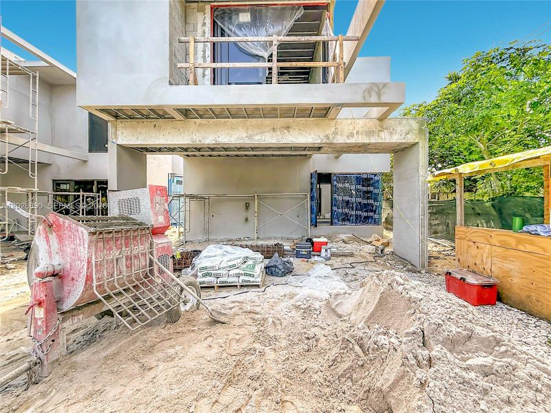 In-progress construction of a new home in , Miami, FL (Image 18). In-progress construction of a new home in , Miami, FL (Image 18).