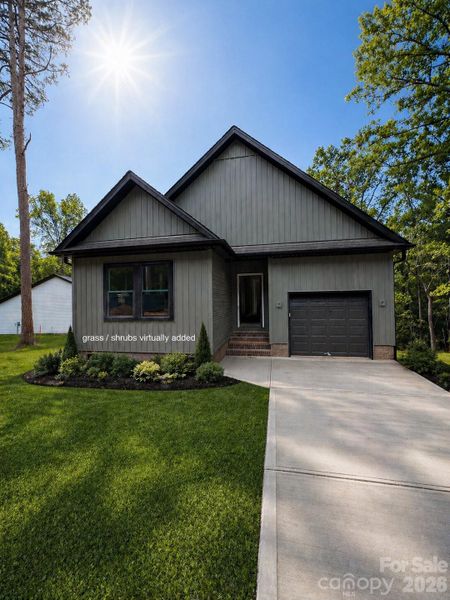 Front exterior of a new home in , Troy, NC, highlighting curb appeal (Image 1). Front exterior of a new home in , Troy, NC, highlighting curb appeal (Image 1).