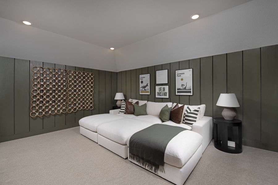 Representative furnished interior of a home built from the Logan by Tri Pointe Homes in LaPrelle, Haslet (Image 11).