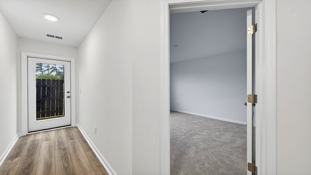 Furnished interior view inside a new home in Clear Springs Townhomes, North Charleston (Image 16).