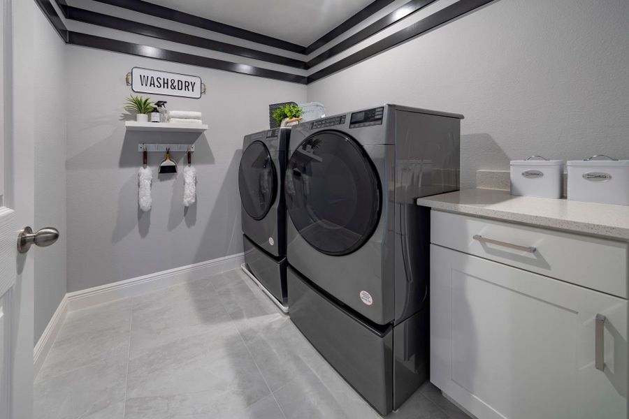 Lopez laundry room