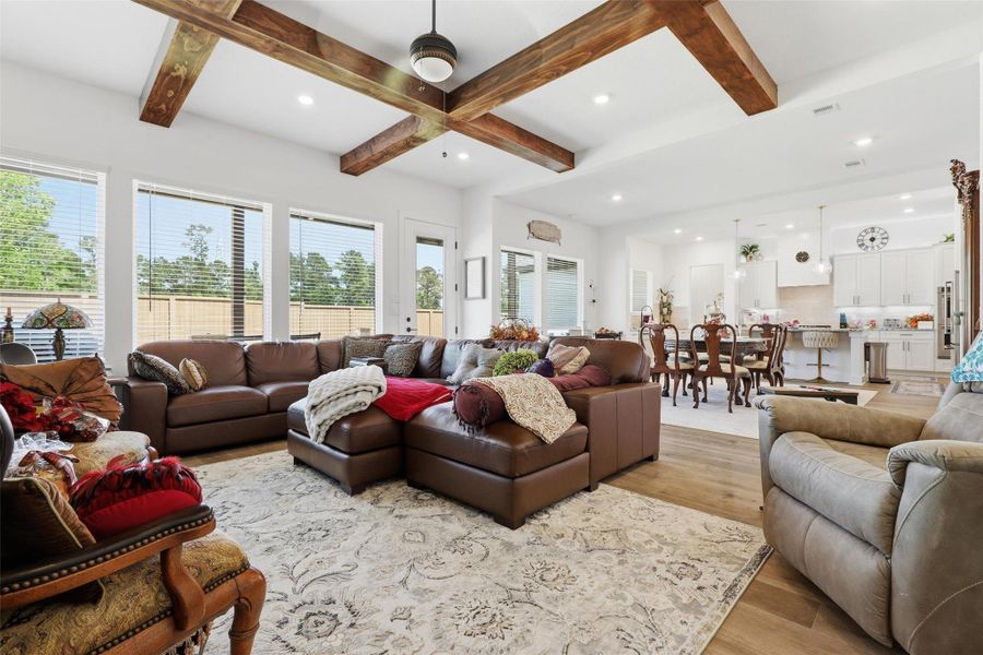 Furnished interior view inside a new home in Magnolia Woods - 70', Magnolia (Image 14).