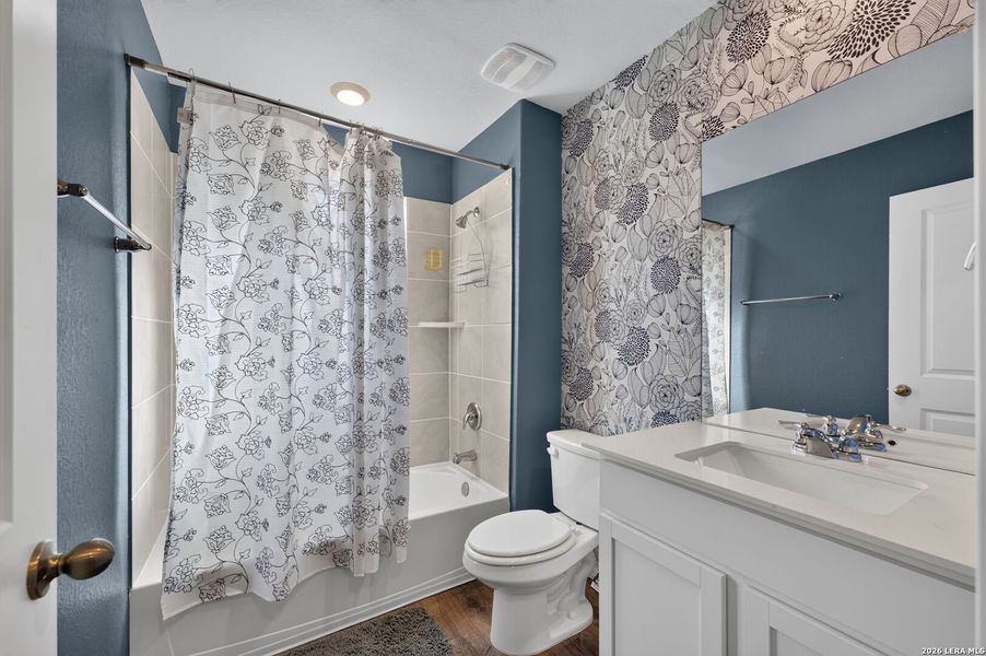 Furnished interior view inside a new home in Riverstone at Westpointe, San Antonio (Image 44).