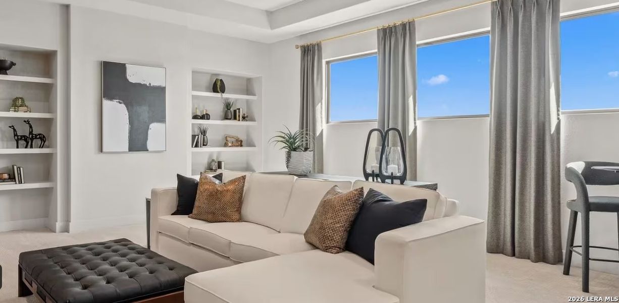 Furnished interior view inside a new home in Shavano Highlands, San Antonio (Image 7).