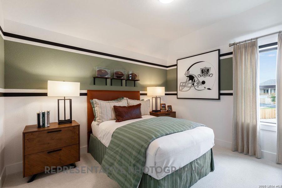 Furnished interior view inside a new home in Davis Ranch, San Antonio (Image 25).