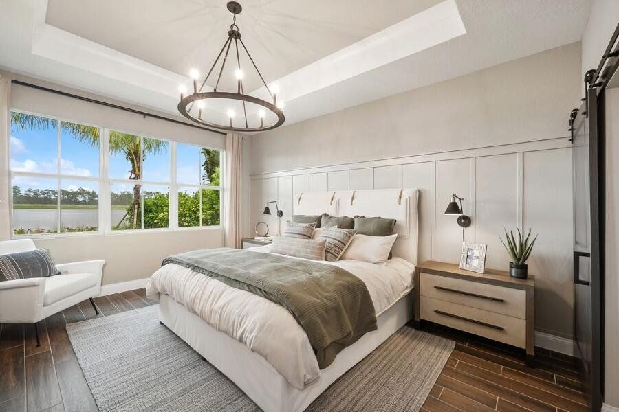 Primary Suite with Ceiling Treatment Primary Suite with Ceiling Treatment