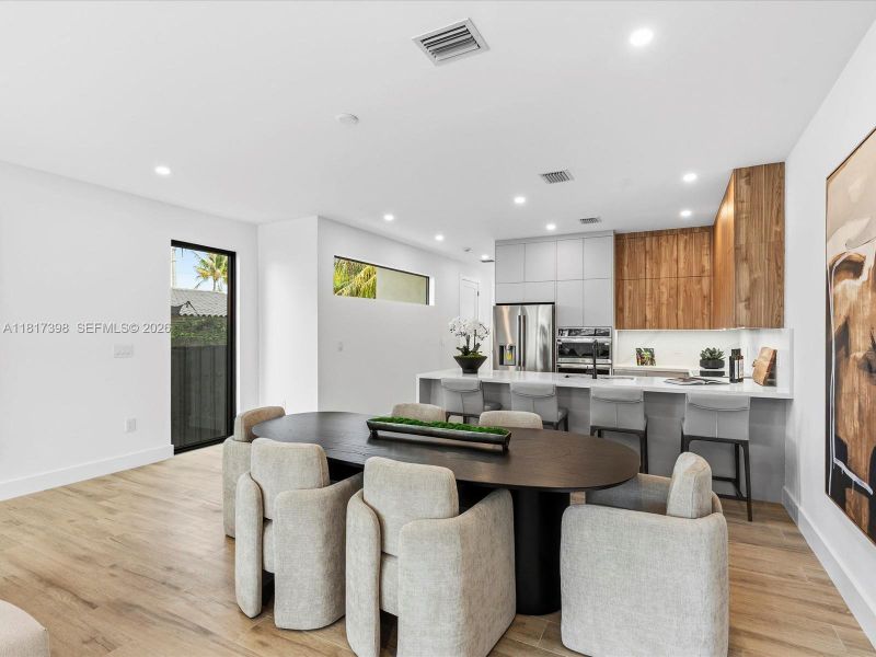 Furnished interior view inside a new home in , Miami (Image 9).