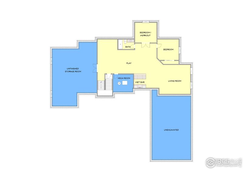 2D floor plan layout of this home in , Arvada, CO (Image 4).