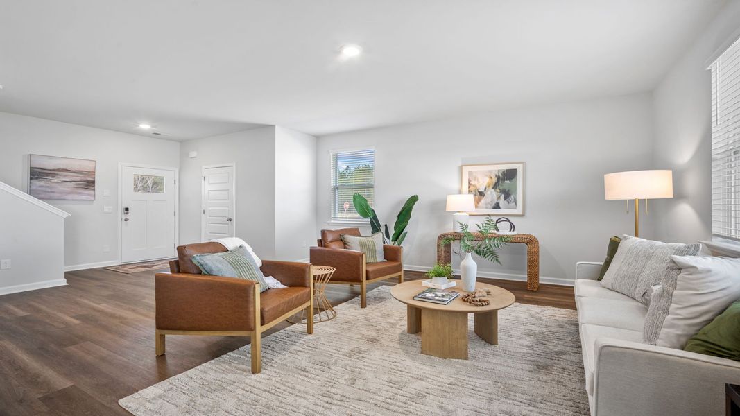 Furnished interior view inside a new home in The Retreat at East Argent, Ridgeland (Image 11).