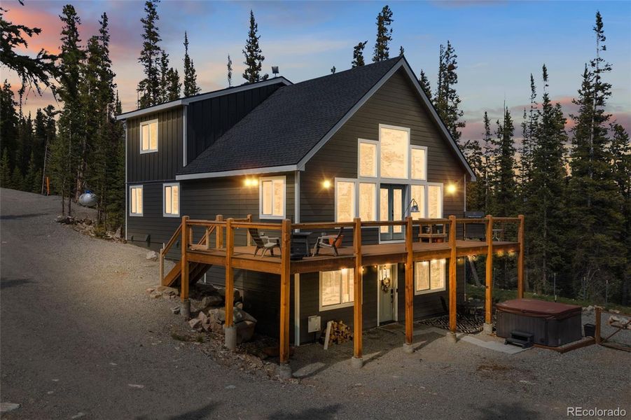 Front exterior of a new home in , Fairplay, CO, highlighting curb appeal (Image 18). Front exterior of a new home in , Fairplay, CO, highlighting curb appeal (Image 18).