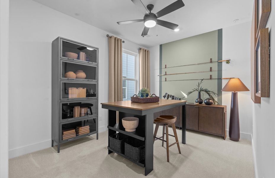 Representative furnished interior of a home built from the Mystique by Del Webb in Del Webb Greenville, Greenville (Image 14).