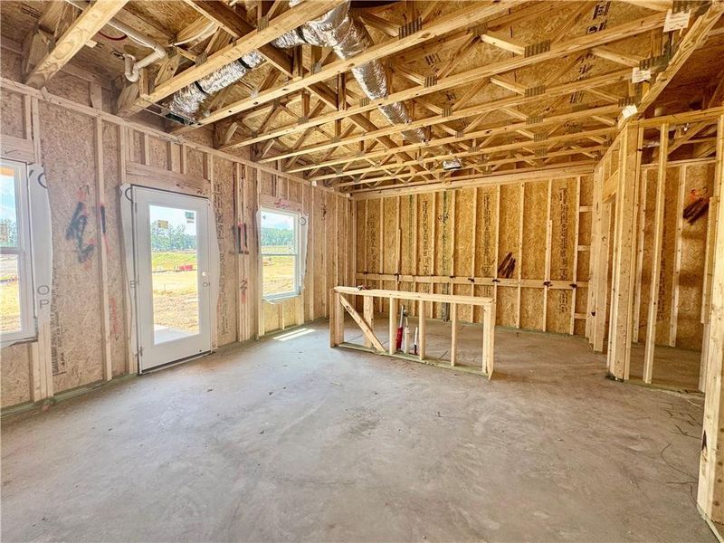 In-progress construction of a new home in Eastlyn Crossing, Flowery Branch, GA (Image 8). In-progress construction of a new home in Eastlyn Crossing, Flowery Branch, GA (Image 8).