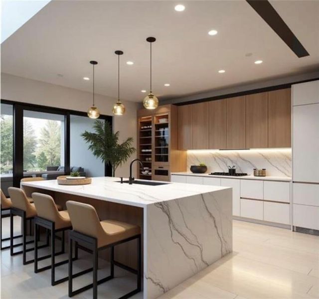 Furnished interior view inside a new home in , Fairburn (Image 4).