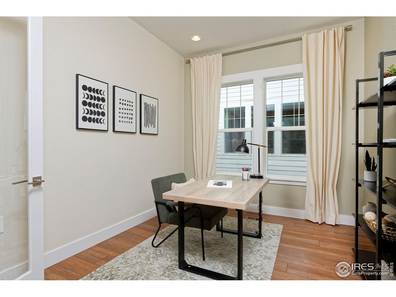 Furnished interior view inside a new home in , Fort Collins (Image 6). Furnished interior view inside a new home in , Fort Collins (Image 6).