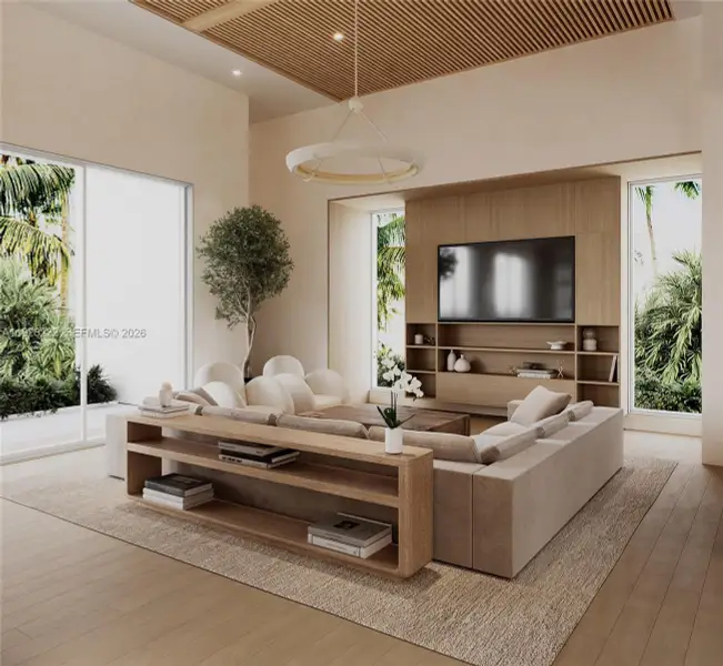 Furnished interior view inside a new home in , Pinecrest (Image 5).