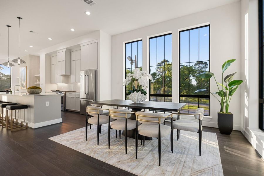 Furnished interior view inside a new home in , Houston (Image 7).