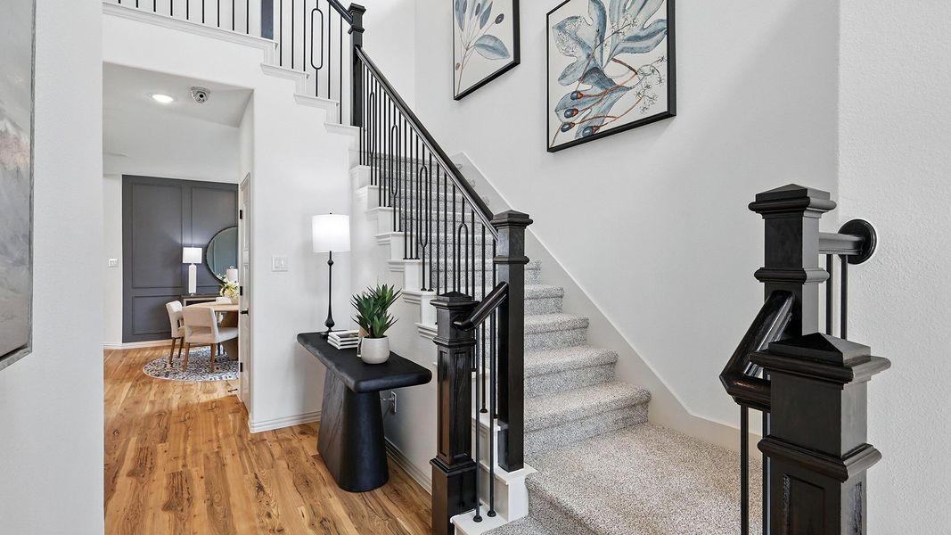 Representative furnished interior of a home built from the Wayfinder by Brightland Homes in Walden Pond, Forney (Image 3).