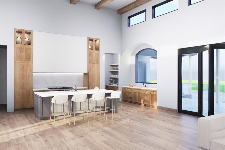 Furnished interior view inside a new home in , Aledo (Image 9).