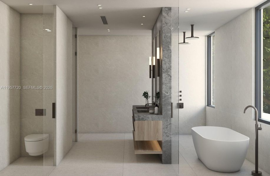 Furnished interior view inside a new home in , Miami Beach (Image 3). Furnished interior view inside a new home in , Miami Beach (Image 3).