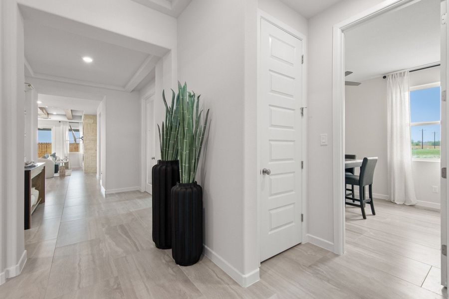 Furnished interior view inside a new home in Taylor Creek Village, Mcallen (Image 16).