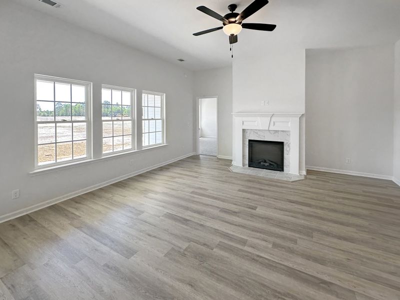 Spacious, unfurnished interior of a new home in Doctor's Creek, Ludowici (Image 14).