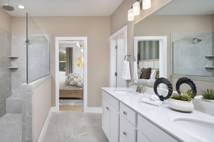 Representative furnished interior of a home built from the Appalachian by Mattamy Homes in Bloom, Fuquay Varina (Image 8).