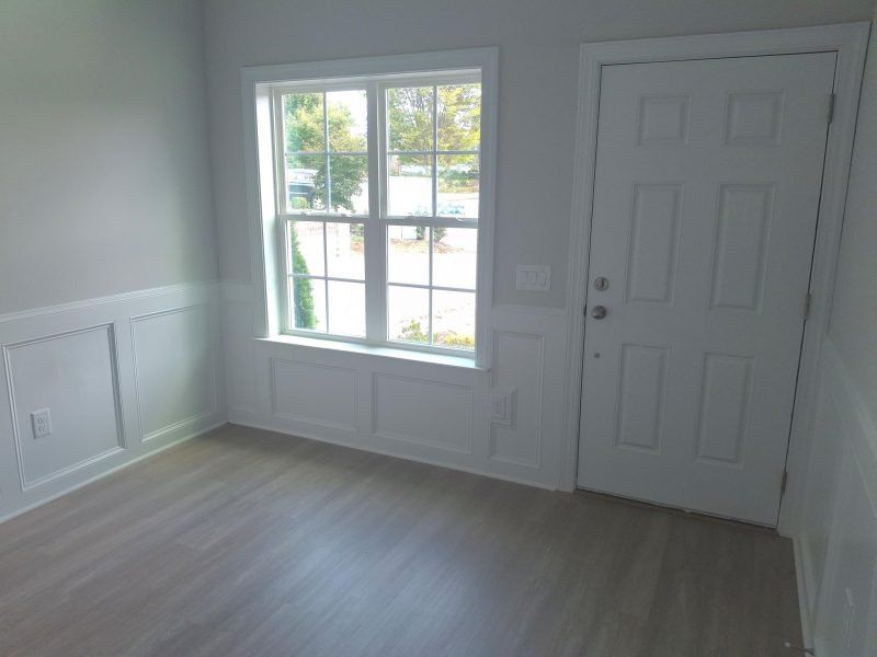 Spacious, unfurnished interior of a new home in Weybridge, Burlington (Image 24). Spacious, unfurnished interior of a new home in Weybridge, Burlington (Image 24).