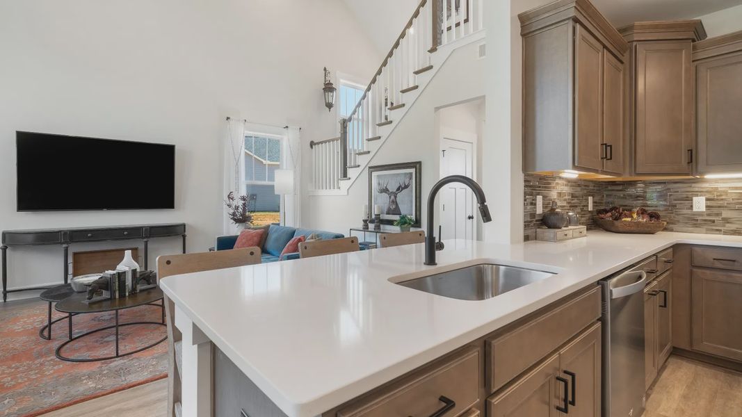Kitchen of The Sutherland Design by DRB Homes