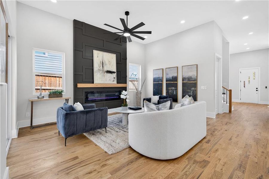 Furnished interior view inside a new home in , Atlanta (Image 7).