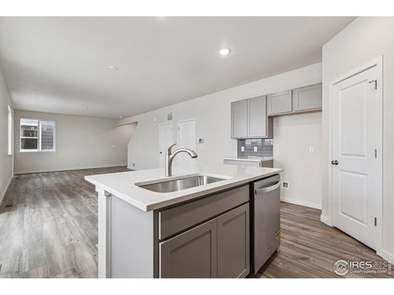 Furnished interior view inside a new home in The Overlook at Johnstown Farms, Johnstown (Image 11).