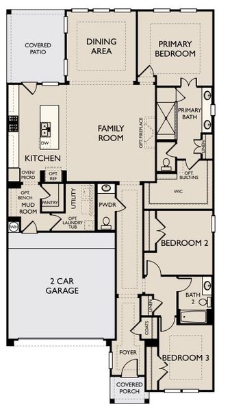 2D floor plan layout for the Farwell by Ashton Woods in Aster Park-50s, McKinney, TX (Image 5). 2D floor plan layout for the Farwell by Ashton Woods in Aster Park-50s, McKinney, TX (Image 5).