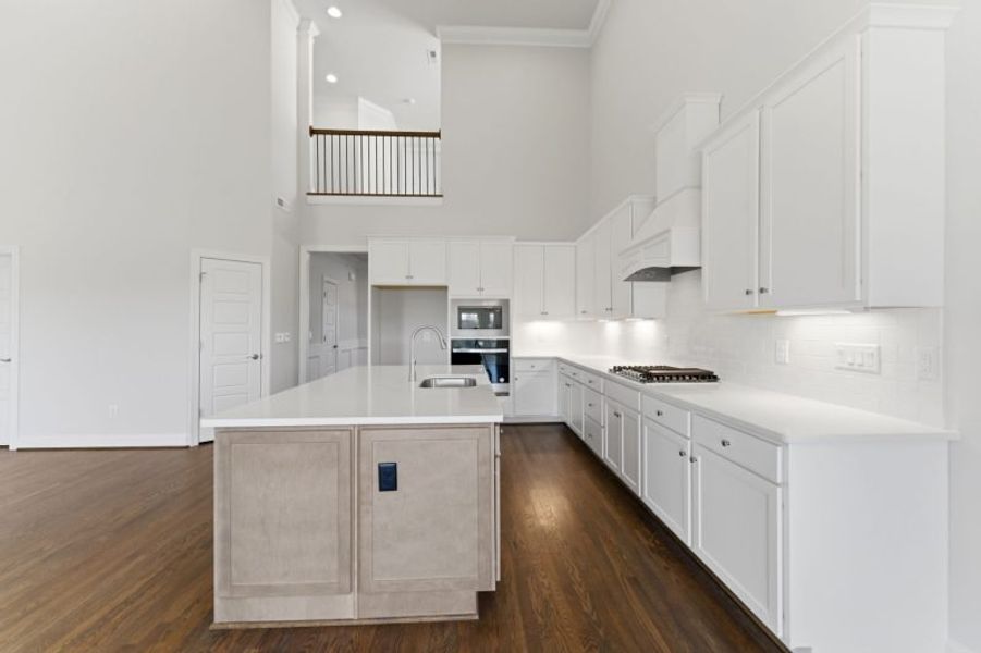 Representative furnished interior of a home built from the Hampton by Keystone Homes NC in Preserve at Carriage Cove, Oak Ridge (Image 15).