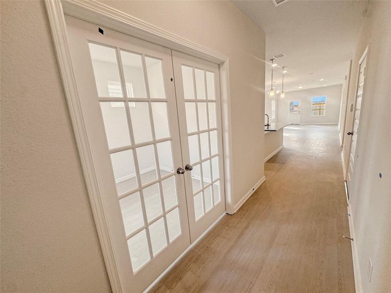 The Piedmont- Entry and Study with French Doors The Piedmont- Entry and Study with French Doors