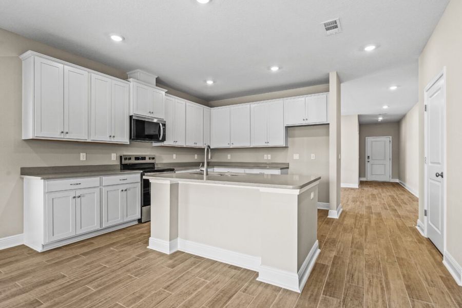 Furnished interior view inside a new home in Natureview, Freeport (Image 10). Furnished interior view inside a new home in Natureview, Freeport (Image 10).