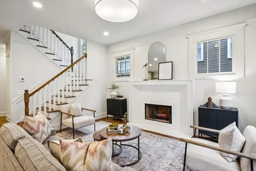 Furnished interior view inside a new home in , Atlanta (Image 3).