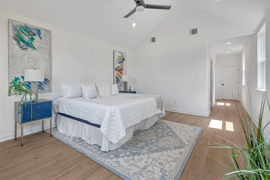 Furnished interior view inside a new home in , Houston (Image 9). Furnished interior view inside a new home in , Houston (Image 9).