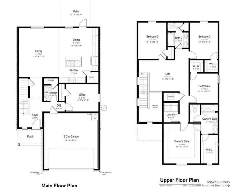 2D floor plan layout of this home in Talley Fields, San Antonio, TX (Image 3). 2D floor plan layout of this home in Talley Fields, San Antonio, TX (Image 3).