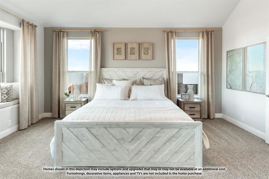 Furnished interior view inside a new home in North Grove, Waxahachie (Image 24).