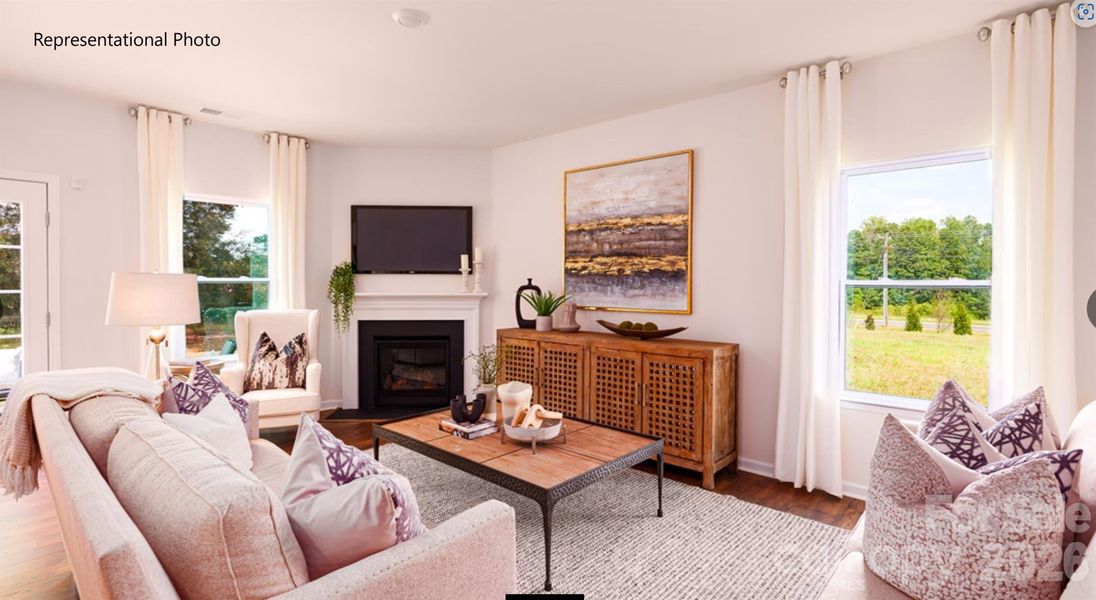 Furnished interior view inside a new home in Brinkley Ridge, Kings Mountain (Image 3).