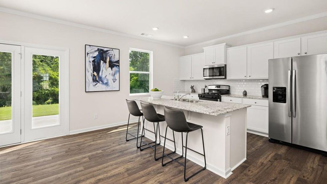 Furnished interior view inside a new home in , Cartersville (Image 6).