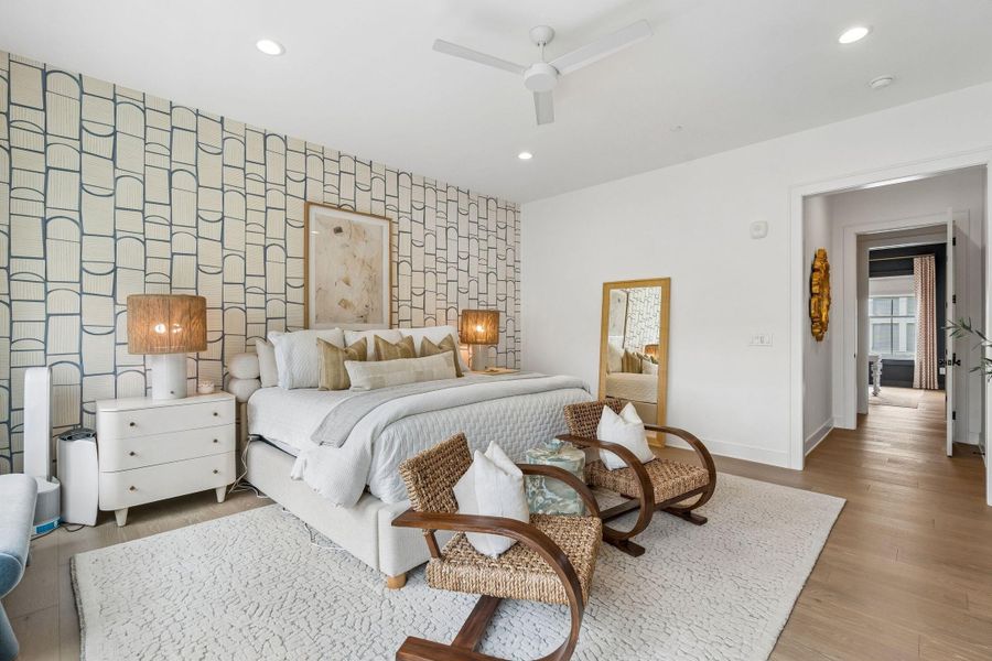 Furnished interior view inside a new home in , Charleston (Image 13).