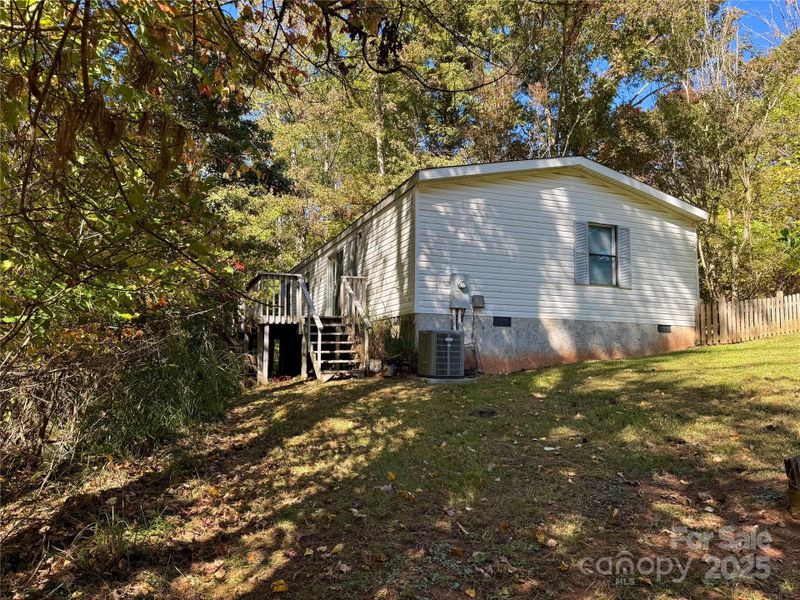 Exterior details and patio area of a home in , Mars Hill (Image 16).