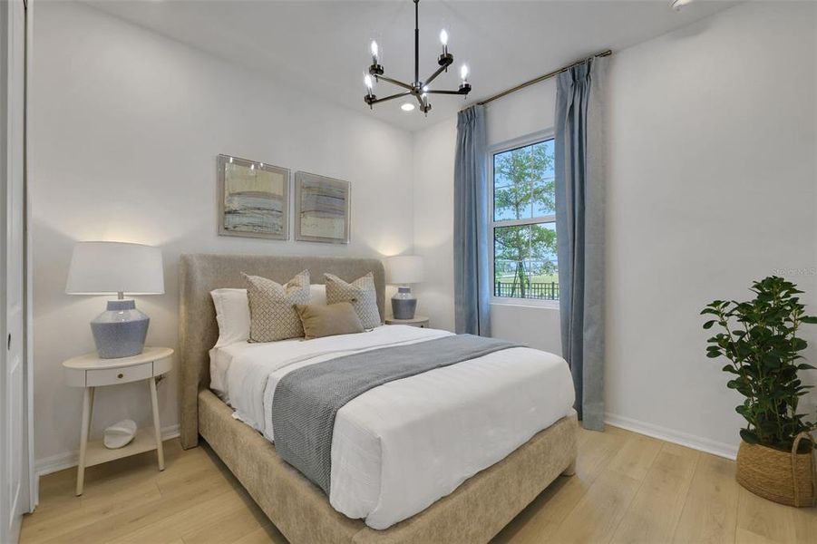 Furnished interior view inside a new home in Creekside Run at Babcock Ranch, Punta Gorda (Image 6).