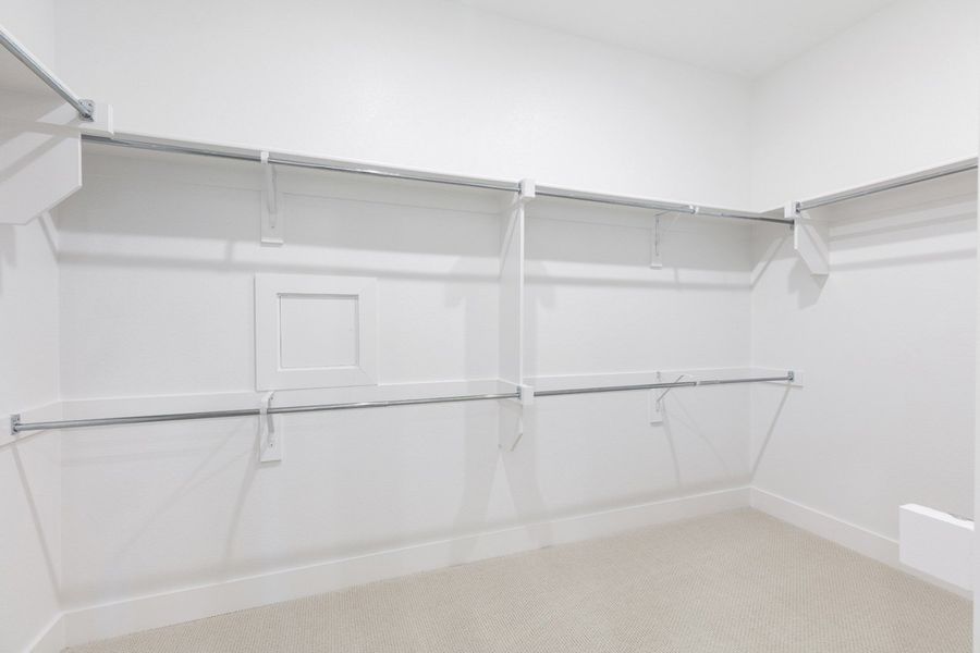 Representative Primary Closet - some options shown