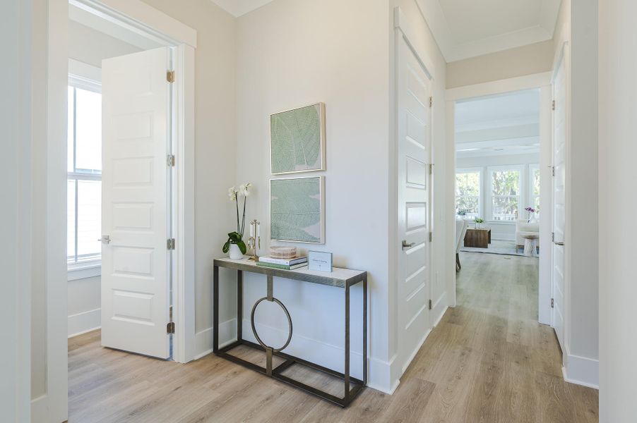 Furnished interior view inside a new home in Ferryboat Landing, Charleston (Image 24).