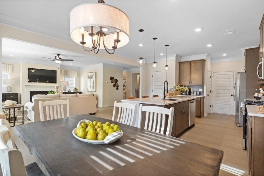 Furnished interior view inside a new home in Sycamore Crest, Calhoun (Image 13).