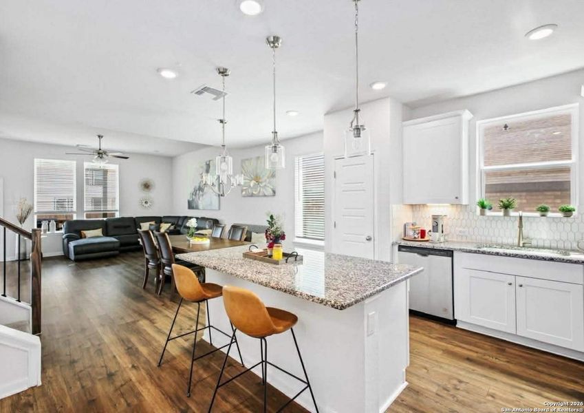 Furnished interior view inside a new home in Bricewood, San Antonio (Image 7).