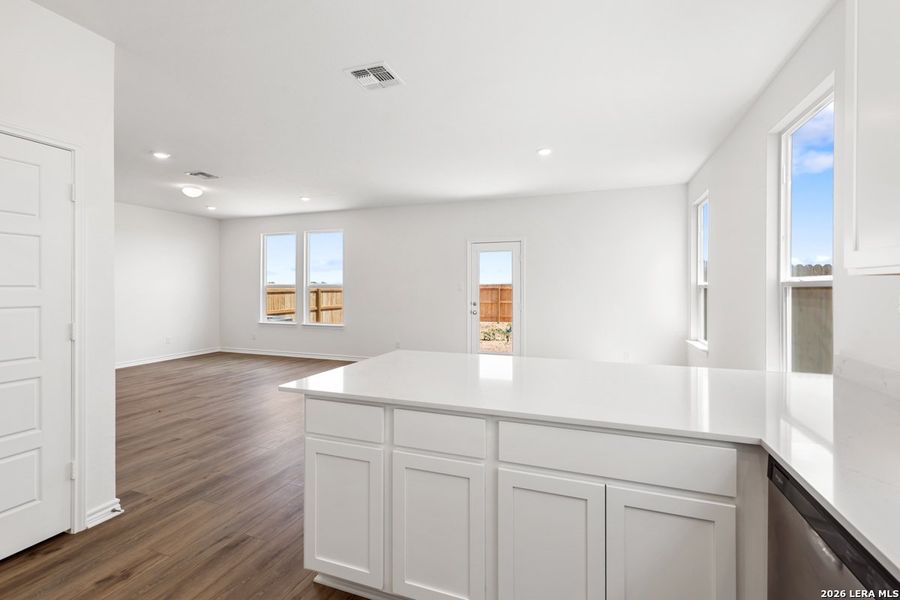 Furnished interior view inside a new home in Medina Crossing, Von Ormy (Image 13).