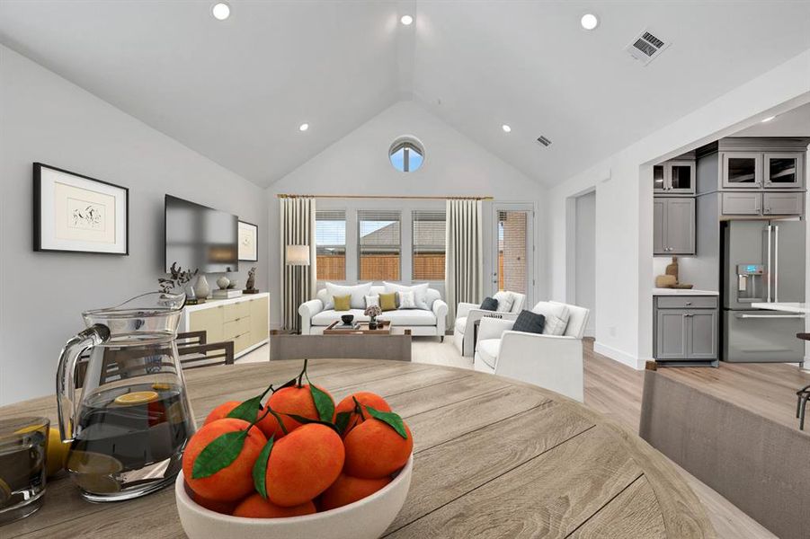 Furnished interior view inside a new home in Gateway Parks, Forney (Image 18). Furnished interior view inside a new home in Gateway Parks, Forney (Image 18).