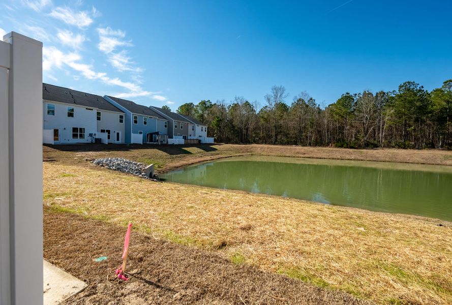 Exterior details and patio area of a home in The Landings at Montague, Goose Creek (Image 25).